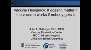 Vaccine Hesitancy: It doesn't matter if the vaccine works if nobody gets it