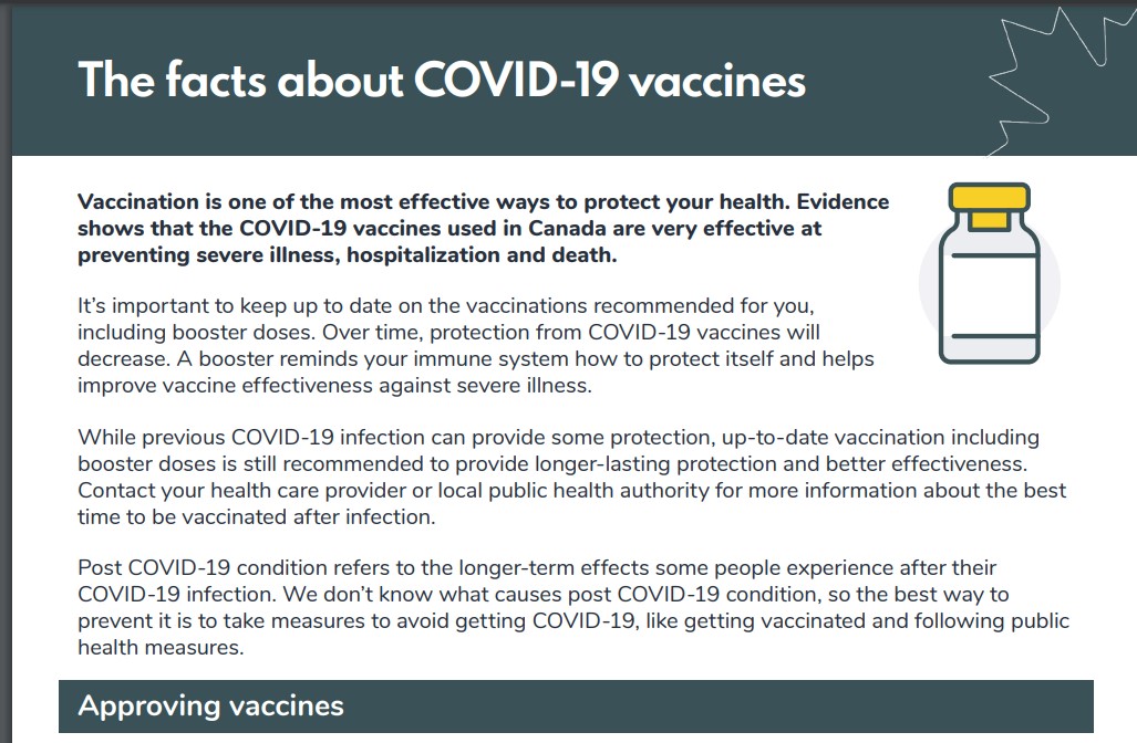 The facts about COVID-19 vaccines (May 2022)
