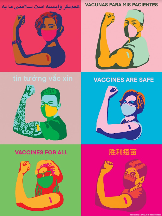 Vaccinated poster