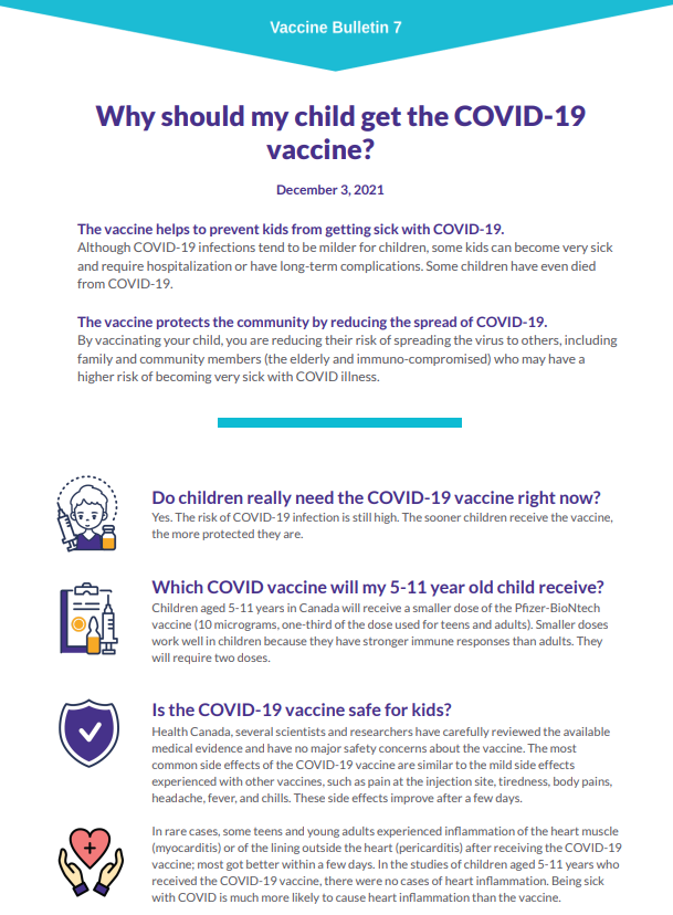 Why should my child get the COVID-19 vaccine?