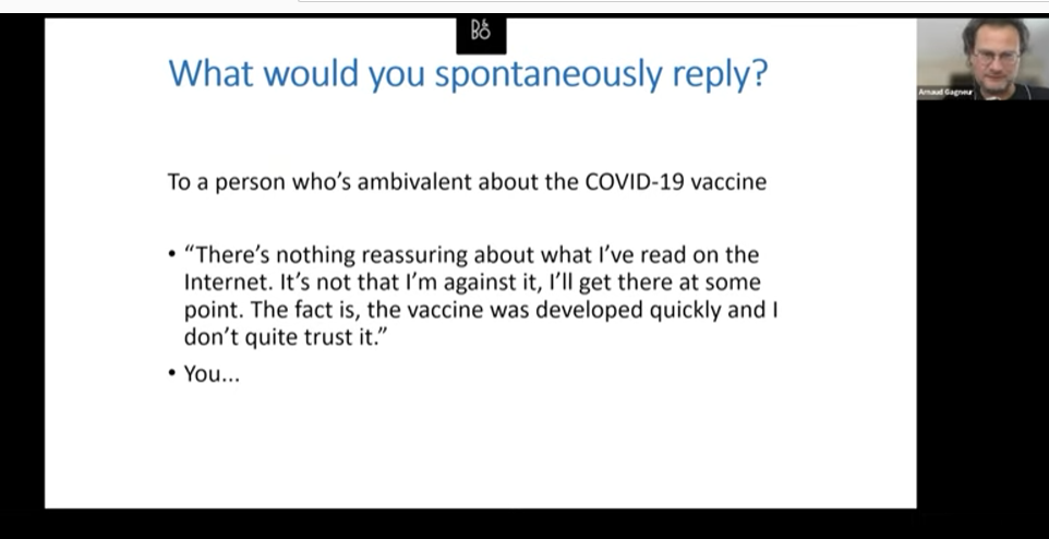 The use of Motivational Interviewing when discussing with vaccine hesitant parents
