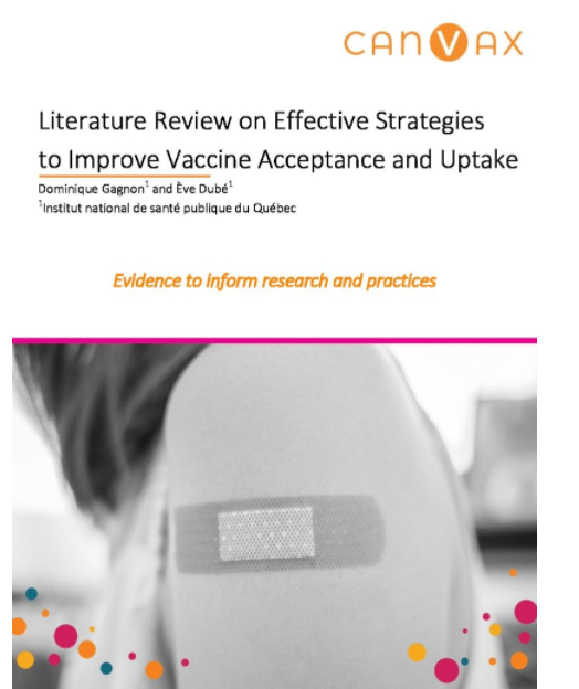 Literature Review on Effective Strategies to Improve Vaccine Acceptance and Uptake