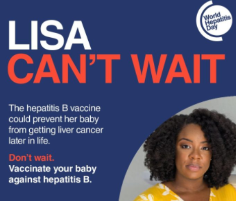 Vaccinate your baby against hepatitis B poster