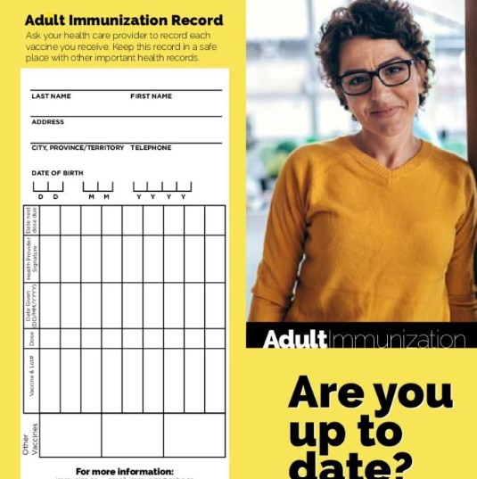 Adult Immunization Record