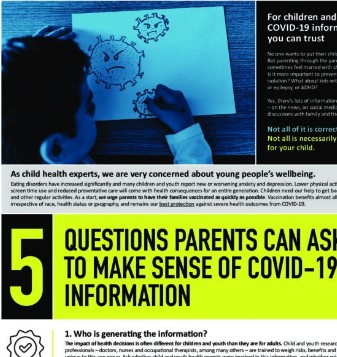 Five questions parents can ask to make sense of COVID-19 information