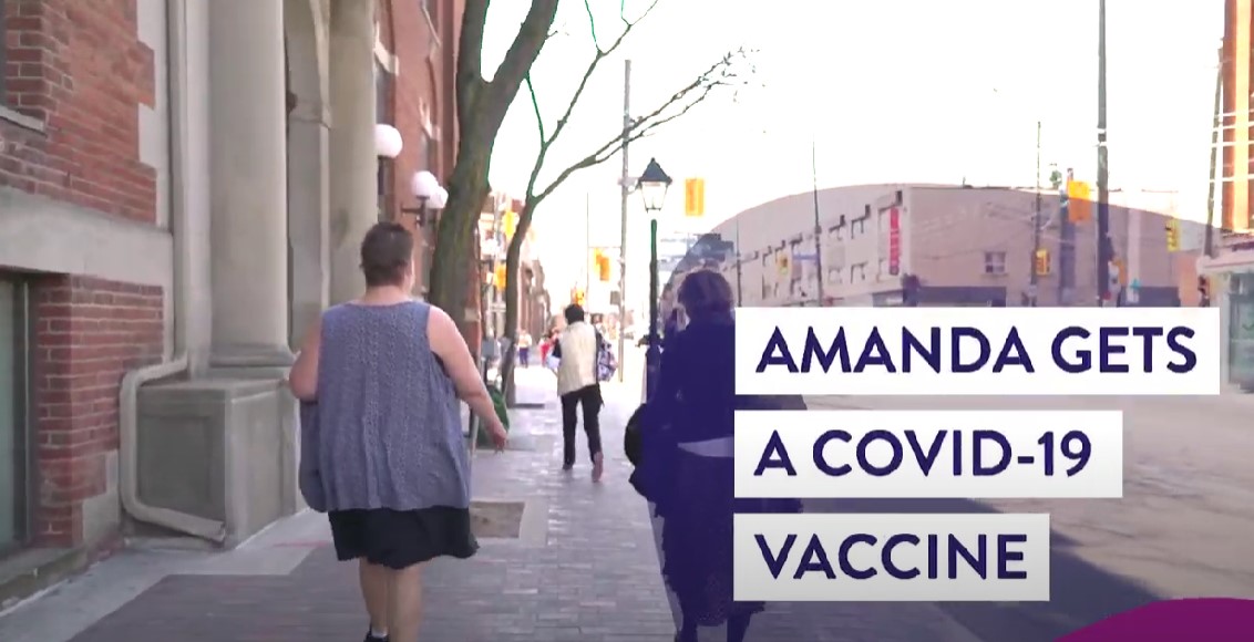 Amanda Gets a COVID-19 Vaccine